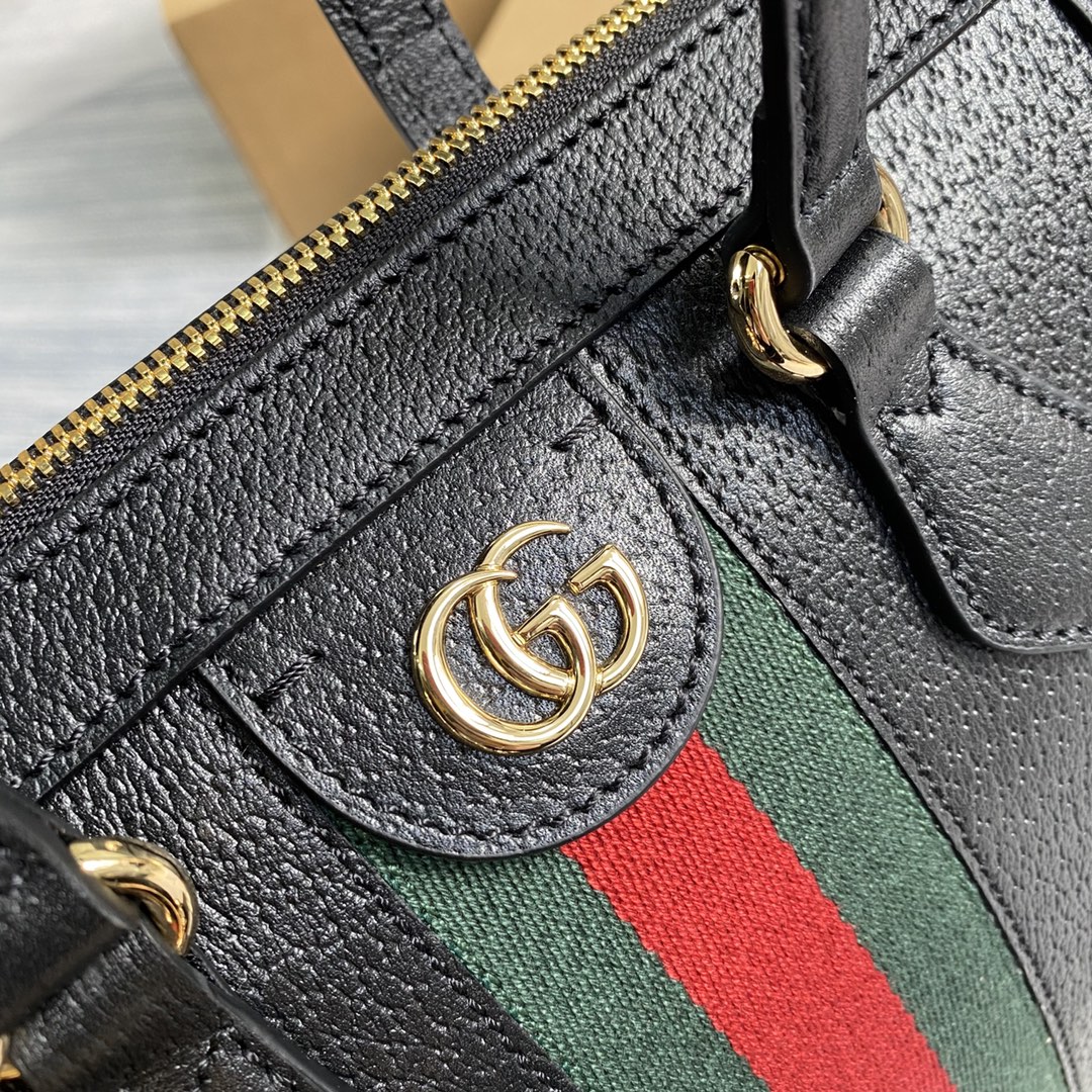 Gucci Ophidia Small GG Tote Bag Shoulder Bag 547551 Black